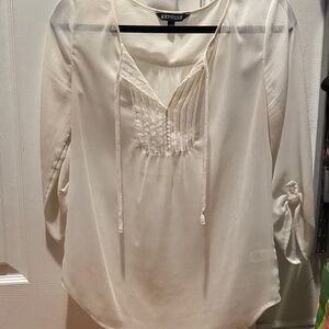 Express Women's Ivory Blouse